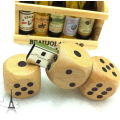 Hotsale wooden bamboo twist 1 GB 2GB 4GB 32GB USB Flash drive engraving LOGO for gift